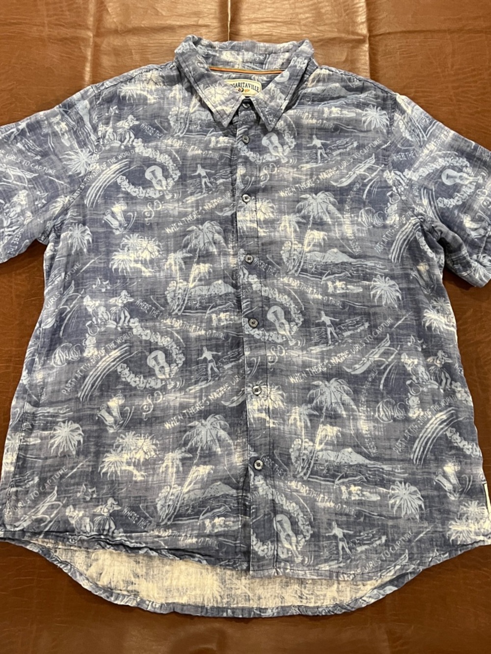 Jimmy Buffett Margaritaville Casual Button Down Shirt - Size 2XL